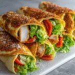 Crispy Garlic Parmesan Chicken Wraps That Wow Your Tastebuds! 3 Crispy Garlic Parmesan Chicken Wraps
