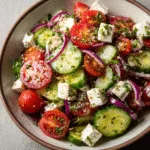 Cucumber Tomato Salad with Feta