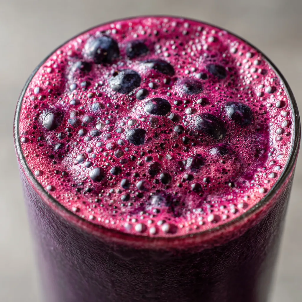 Deep Purple Bone Broth Smoothie (Antioxidant Rich!)