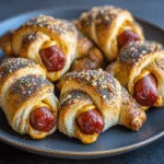 Firecracker Hot Dogs Wrapped in Crescent Rolls: A Tasty Surprise! 3 Firecracker Hot Dogs Wrapped in Crescent Rolls
