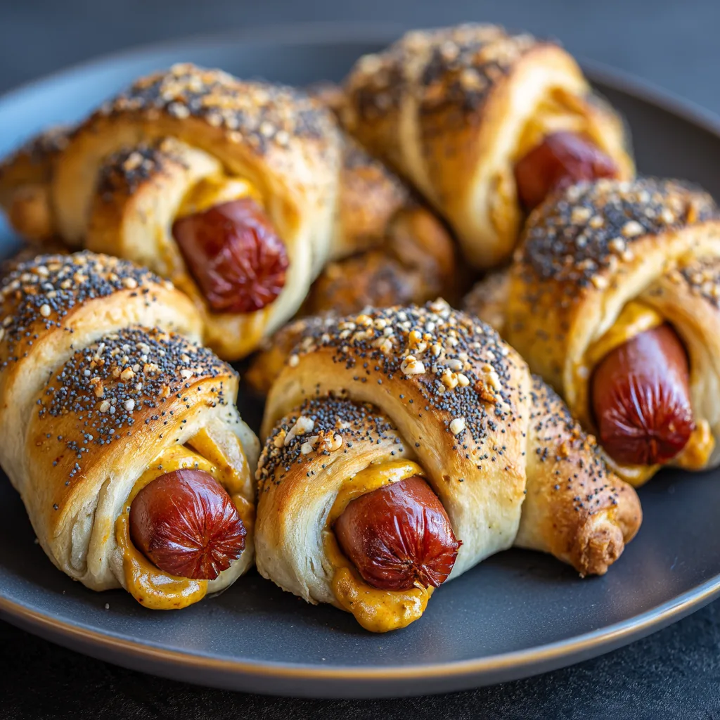 Firecracker Hot Dogs Wrapped in Crescent Rolls: A Tasty Surprise! 2 Firecracker Hot Dogs Wrapped in Crescent Rolls