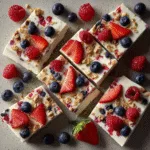 Frozen Yogurt Bark with Fresh Berries