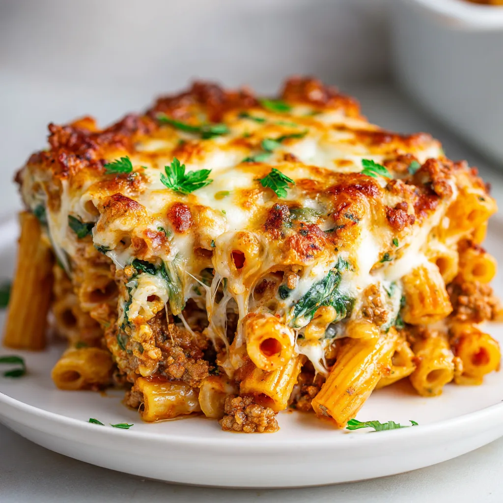 High-Protein Baked Ziti (610 Calories!)