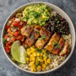 High-Protein Chicken Burrito Bowl (Meal Prep Winner!)