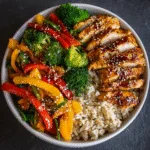High-Protein Hibachi Bowl (Lazy Girl Meal Prep!)