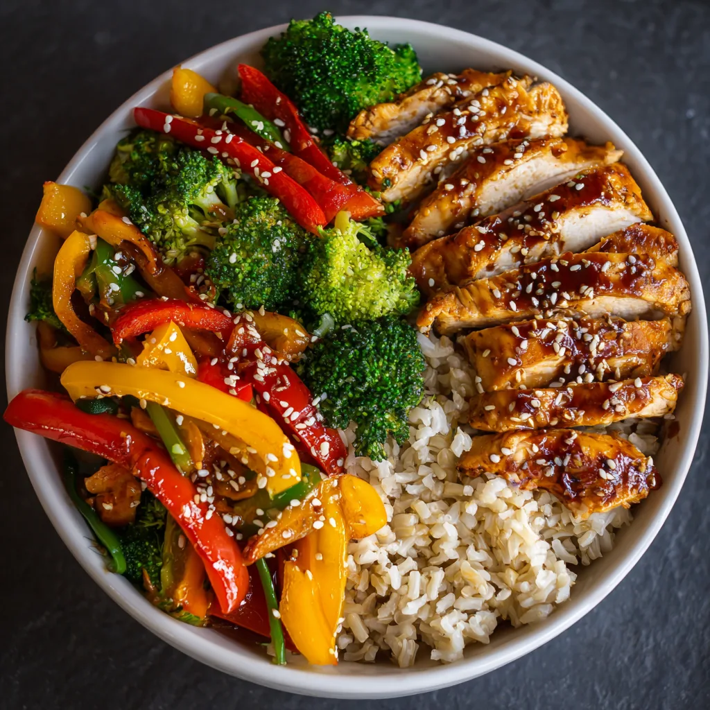High-Protein Hibachi Bowl (Lazy Girl Meal Prep!)