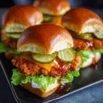 Hot Honey Chicken Sliders (Party Perfect!)