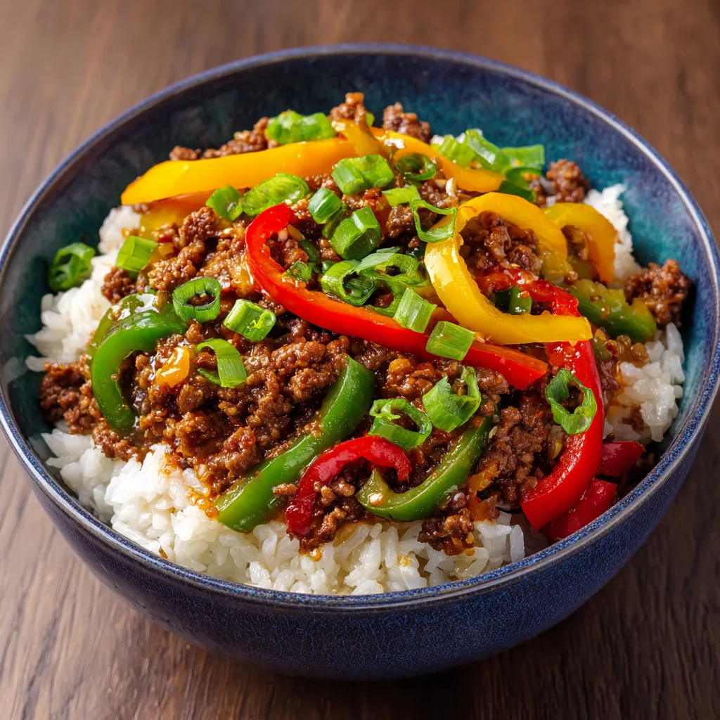 Hot Honey Ground Beef Bowls (Viral TikTok Recipe!)