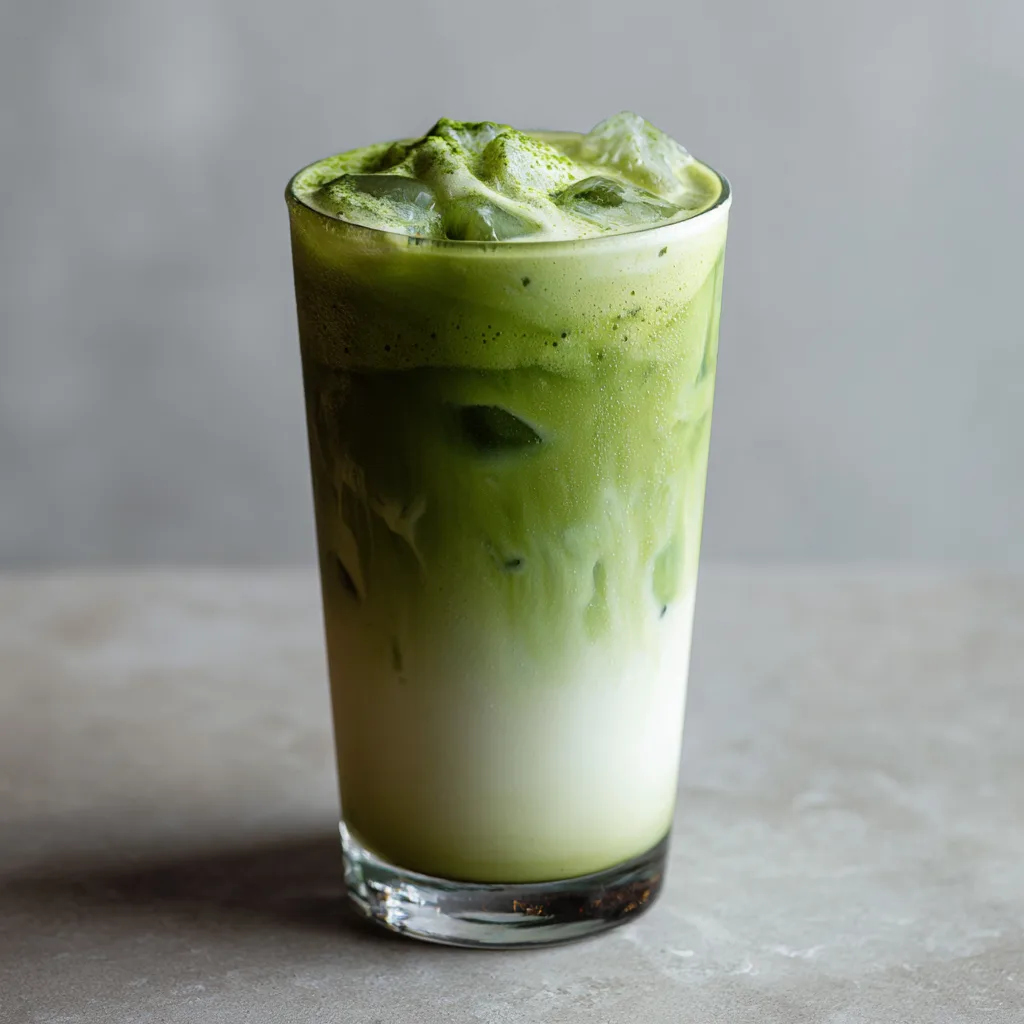 Iced Matcha Collagen Latte