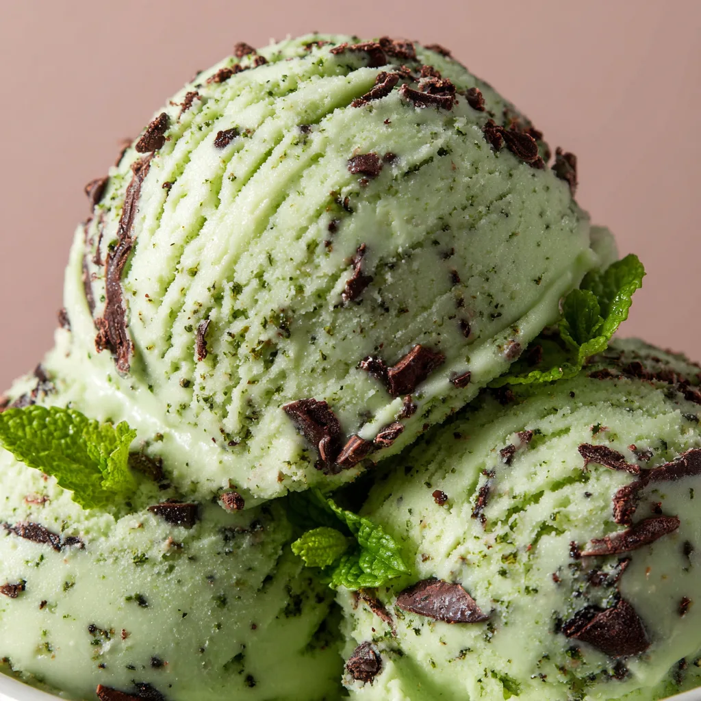 Mint Chocolate Chip Nice Cream (Vegan!)