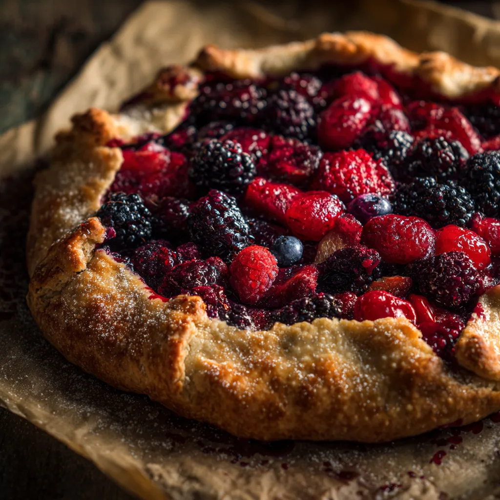 Mixed Berry Galette (Looks Fancy, So Easy!)