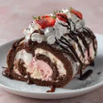 Neapolitan Ice Cream Cake Roll