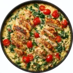 One-Pan Boursin Chicken Risotto