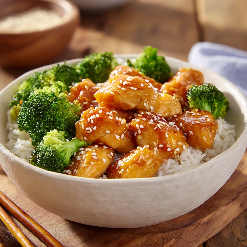 Orange Chicken Bowls Kids Actually Love