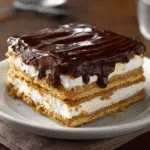 Peanut Butter Eclair Cake (Graham Cracker Layers!)