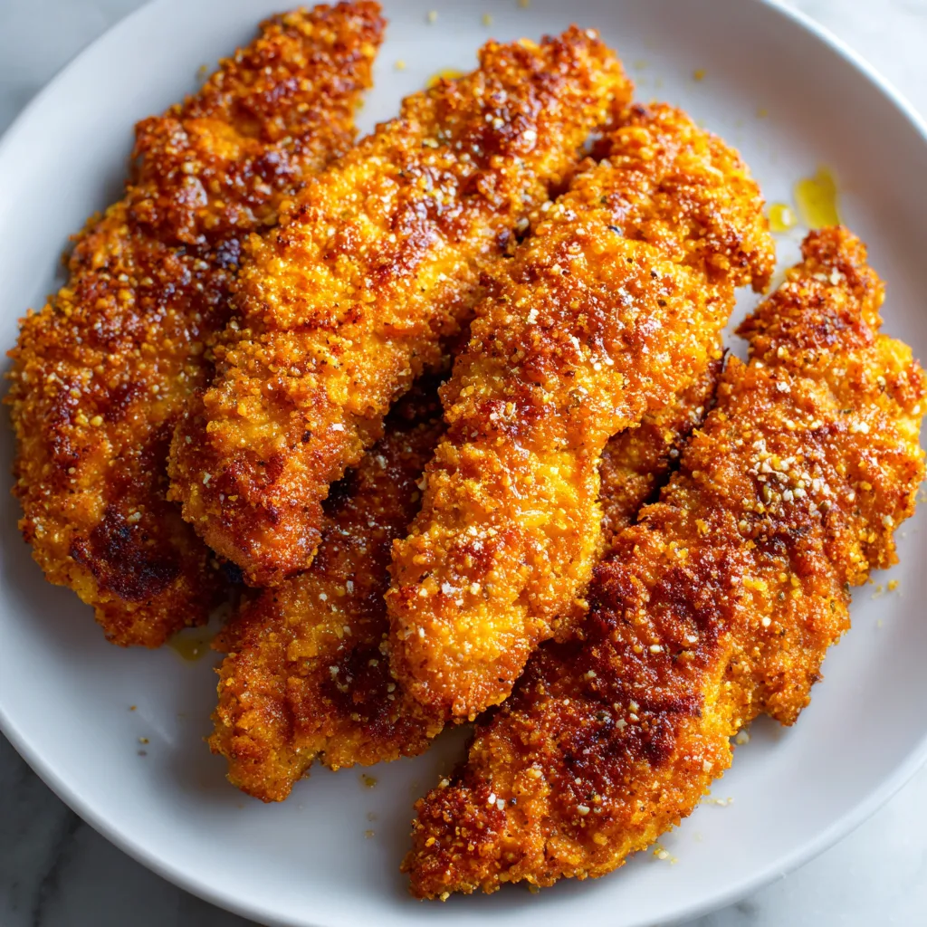 Protein-Packed Chicken Tenders (Healthy Crispy!)