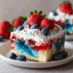 Red White & Blue Poke Cake: A Festive Treat You’ll Love! 3 Red White & Blue Poke Cake (Viral Every Year!)