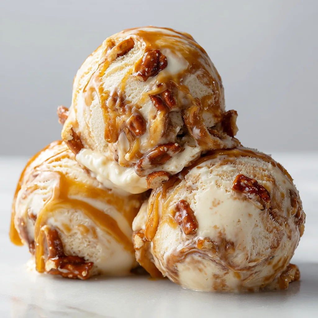 Salted Caramel Pretzel Ice Cream
