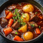 Slow Cooker Beef Stew with Bone Broth