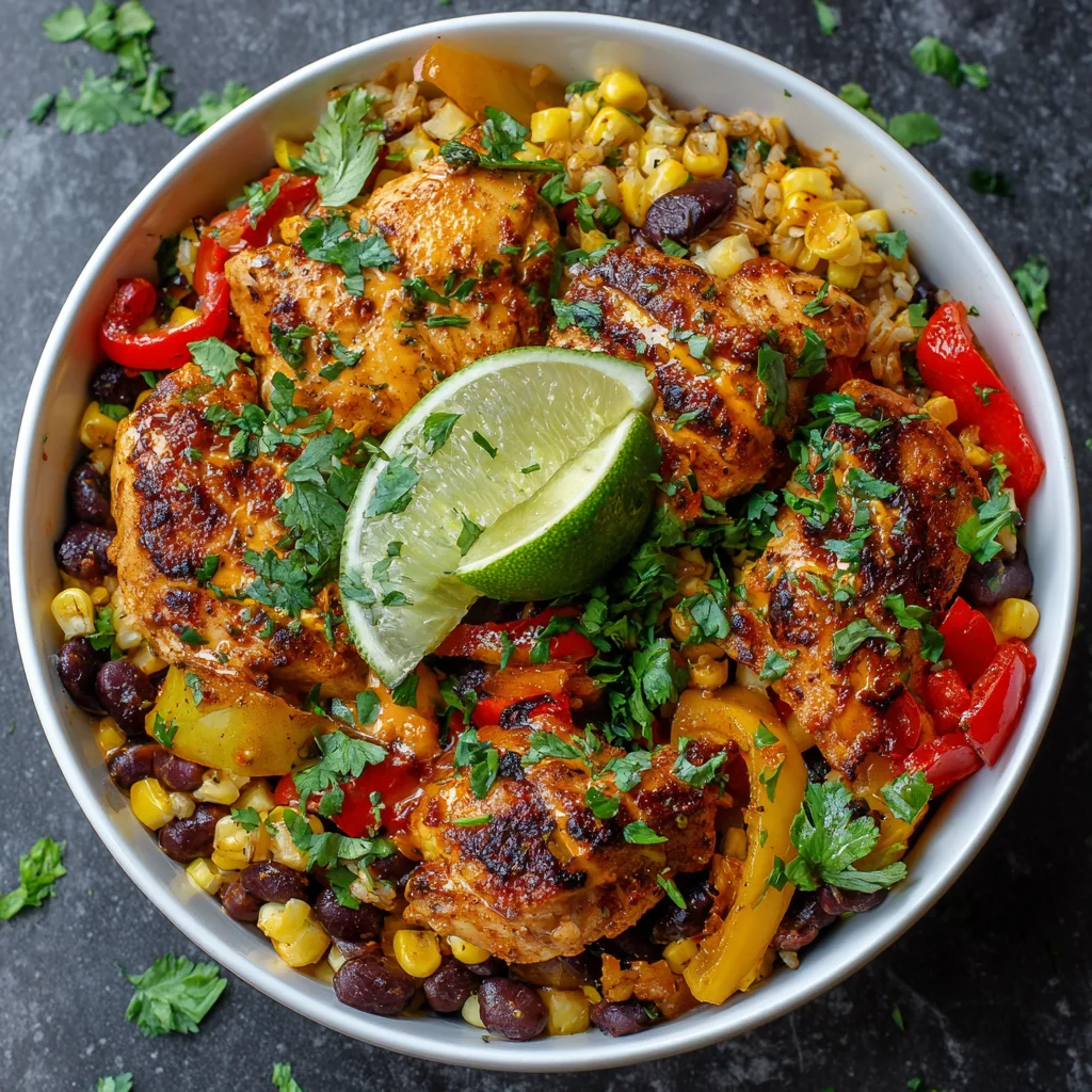 Sriracha Ranch Chicken Bowls (One Pan!)