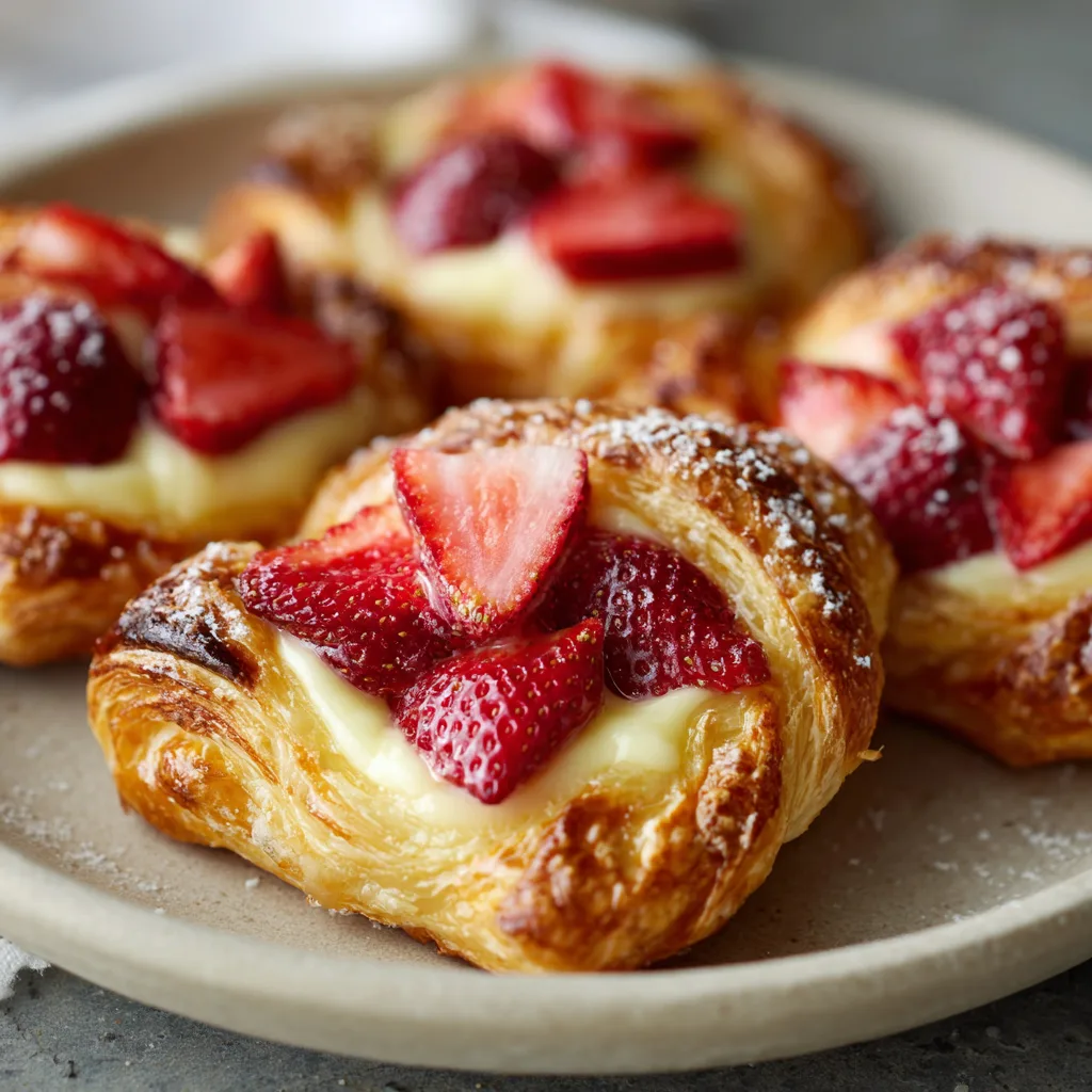 Strawberry Cream Cheese Danish