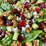 Apple Cranberry Walnut Salad: A Refreshing, Healthy Delight! 3 Apple Cranberry Walnut Salad