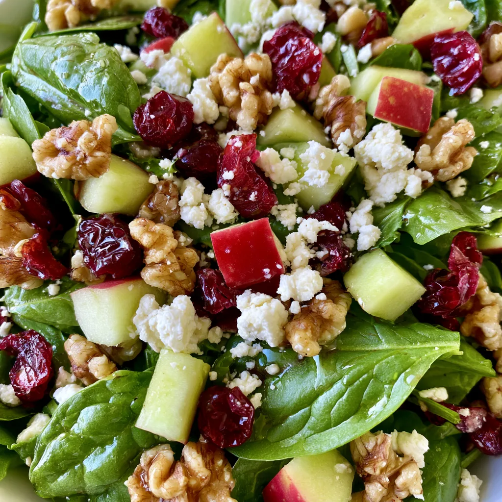 Apple Cranberry Walnut Salad: A Refreshing, Healthy Delight! 2 Apple Cranberry Walnut Salad