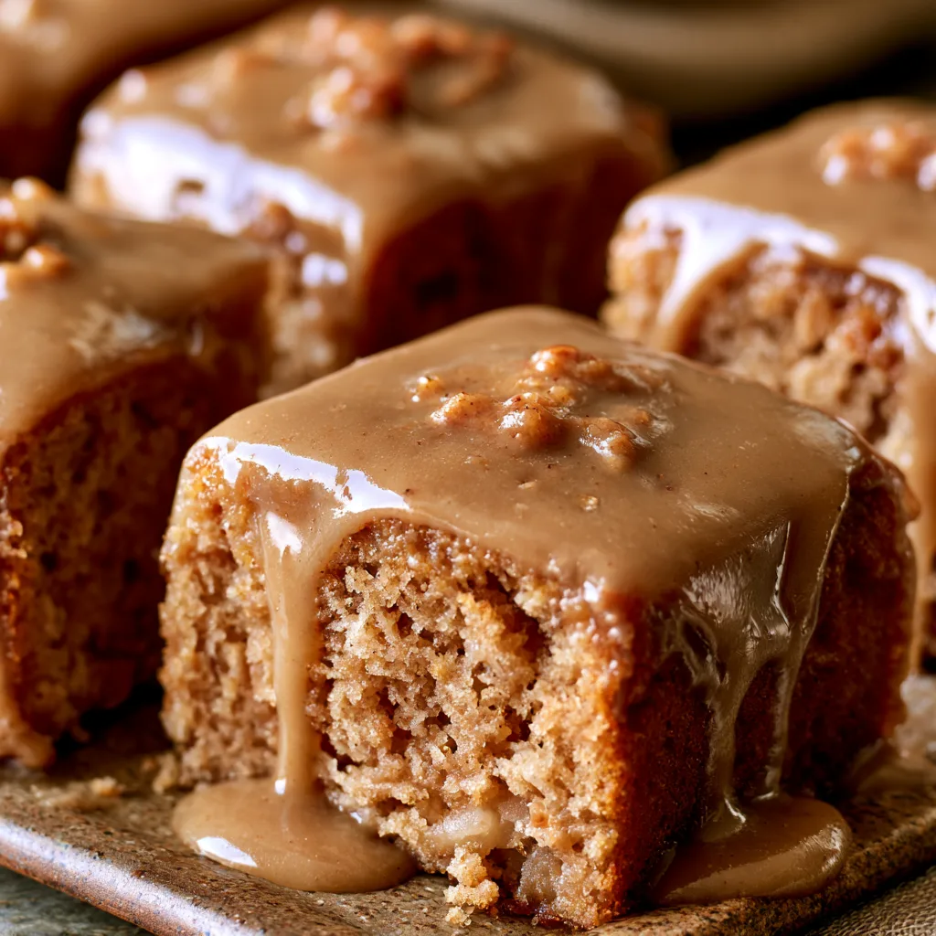 Apple Spice Cake with Brown Sugar Icing is Irresistible! 2 Apple Spice Cake with Brown Sugar Icing