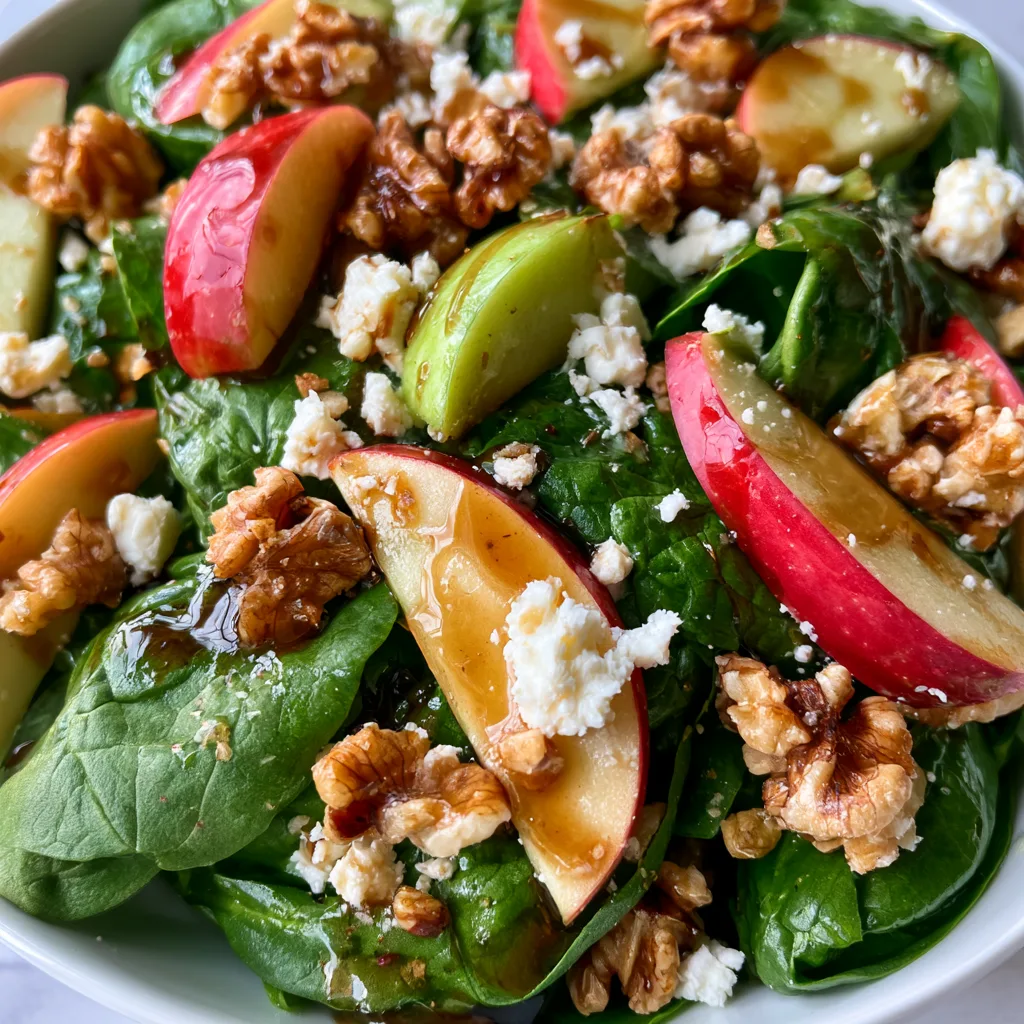 Apple Spinach Salad
