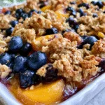 Blueberry Peach Crumble: Indulge in This Delicious Dessert! 3 Blueberry Peach Crumble