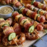 Brotzeit-Spieße als Oktoberfest Fingerfood to Savor! 3 Brotzeit-Spieße als Oktoberfest Fingerfood