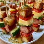 Brotzeit Spieße als Oktoberfest Fingerfood I Beste Oktoberfest Party Rezepte 2026