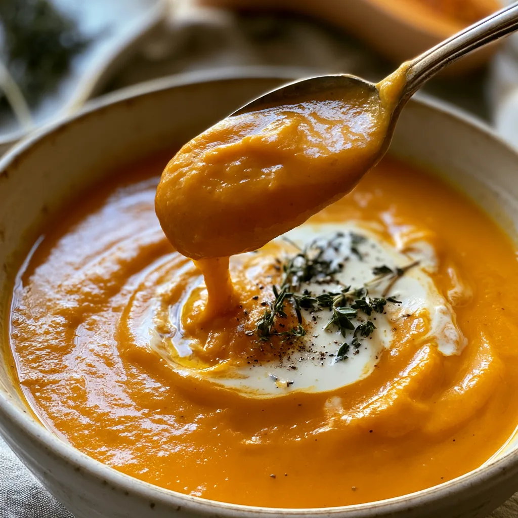 Caramelized Onion Butternut Squash Soup — The Only Podge