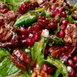 "Christmas Salad with Pomegranate Vinaigrette: A Festive Delight!" 3 Christmas Salad with Pomegranate Vinaigrette - The Original Dish