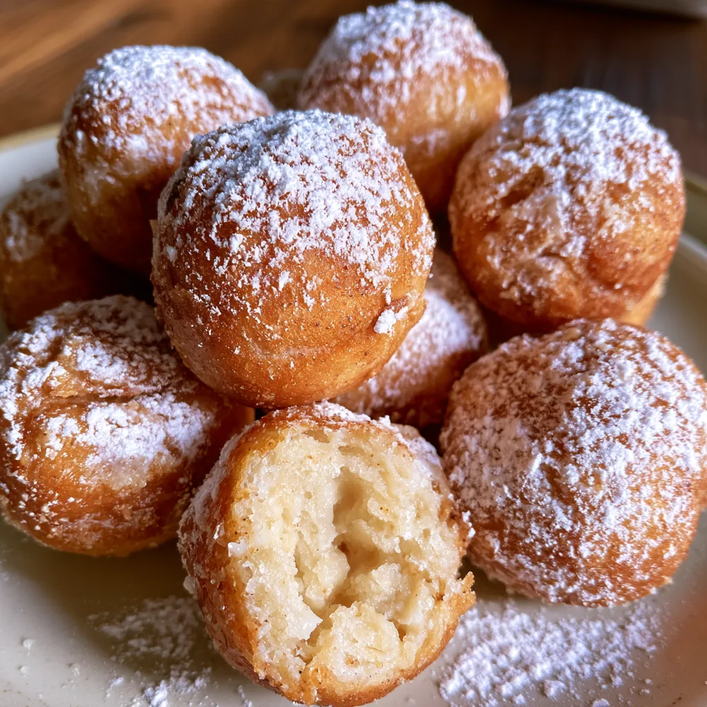 Coquito Spiked Donut Holes: Taste Puerto Rican Bliss! 2 Coquito Spiked Donut Holes {Puerto Rican Eggnog}