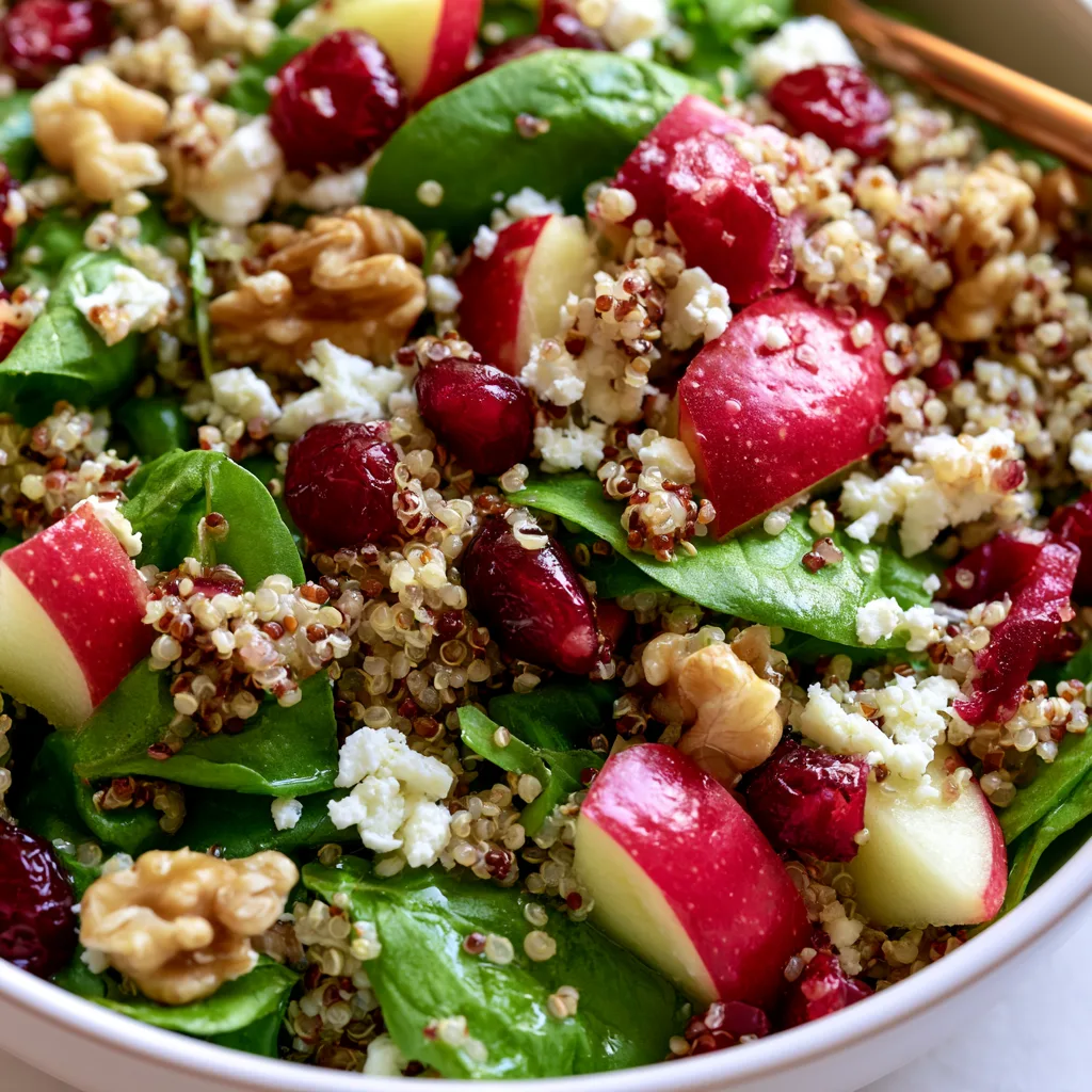 Cranberry Apple Quinoa Salad: A Refreshing Healthy Delight! 2 Cranberry Apple Quinoa Salad