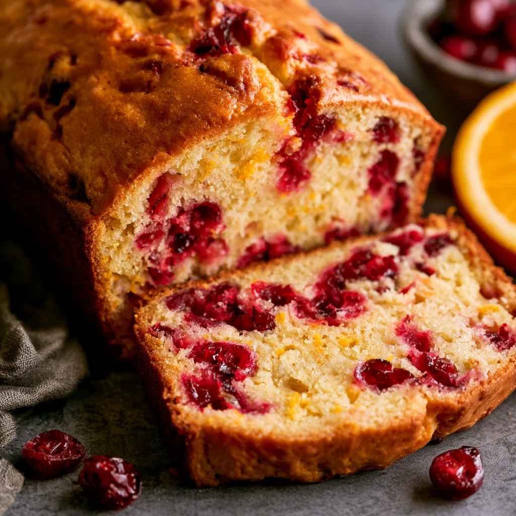 Cranberry Orange Bread (Moist & Easy Holiday Loaf)