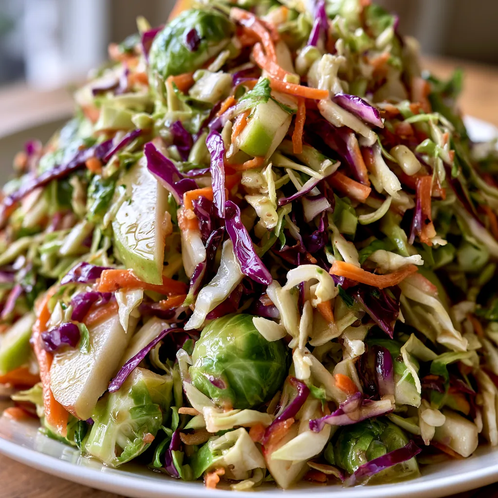 Crisp and Crunchy Apple & Brussels Sprouts Slaw Recipe You’ll Love 2 Crisp and Crunchy Apple & Brussels Sprouts Slaw Recipe