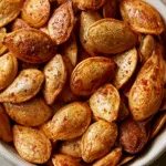 Crunchy and Salty Oven Roasted Pumpkin Seeds Delight! 3 Crunchy and Salty Oven Roasted Pumpkin Seeds!