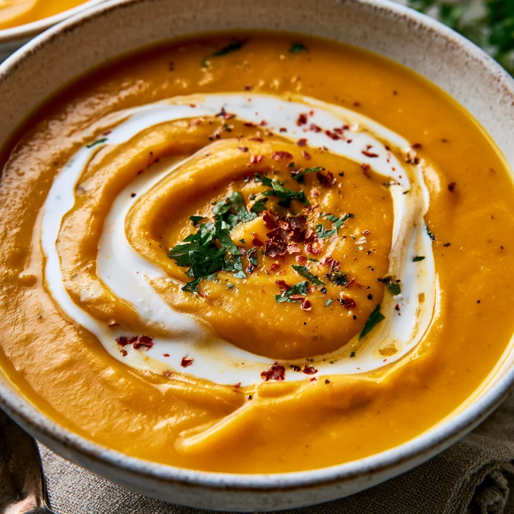 Curried Butternut Squash Soup that Warms Your Soul! 2 Curried Butternut Squash Soup