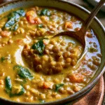Curry Lentil Soup (30 min meal) for Quick Comfort! 3 Curry Lentil Soup (30 min meal)