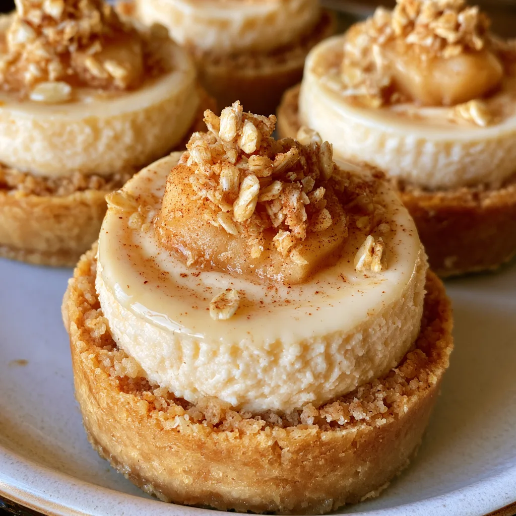 Delicious Apple Crisp Mini Cheesecakes You Need to Try!
