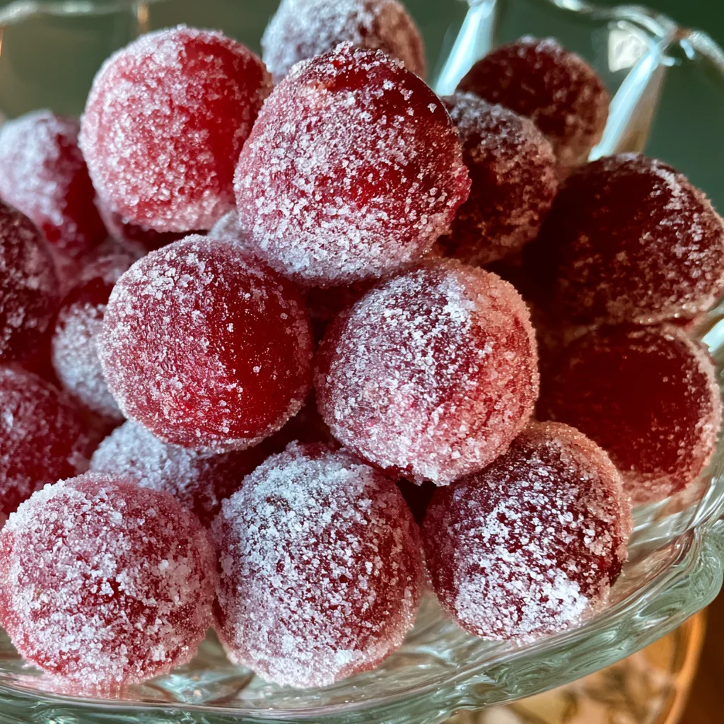 Deliciously Sweet Sugared Cranberries Recipe You Can't Resist Today! 2 Deliciously Sweet Sugared Cranberries Recipe You Can't Resist