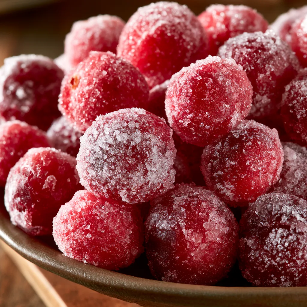 Delightful Sugared Cranberries: Perfect for Your Holiday Table! 2 Delightful Sugared Cranberries: Festive Holiday Dessert and Appetizer Ideas!