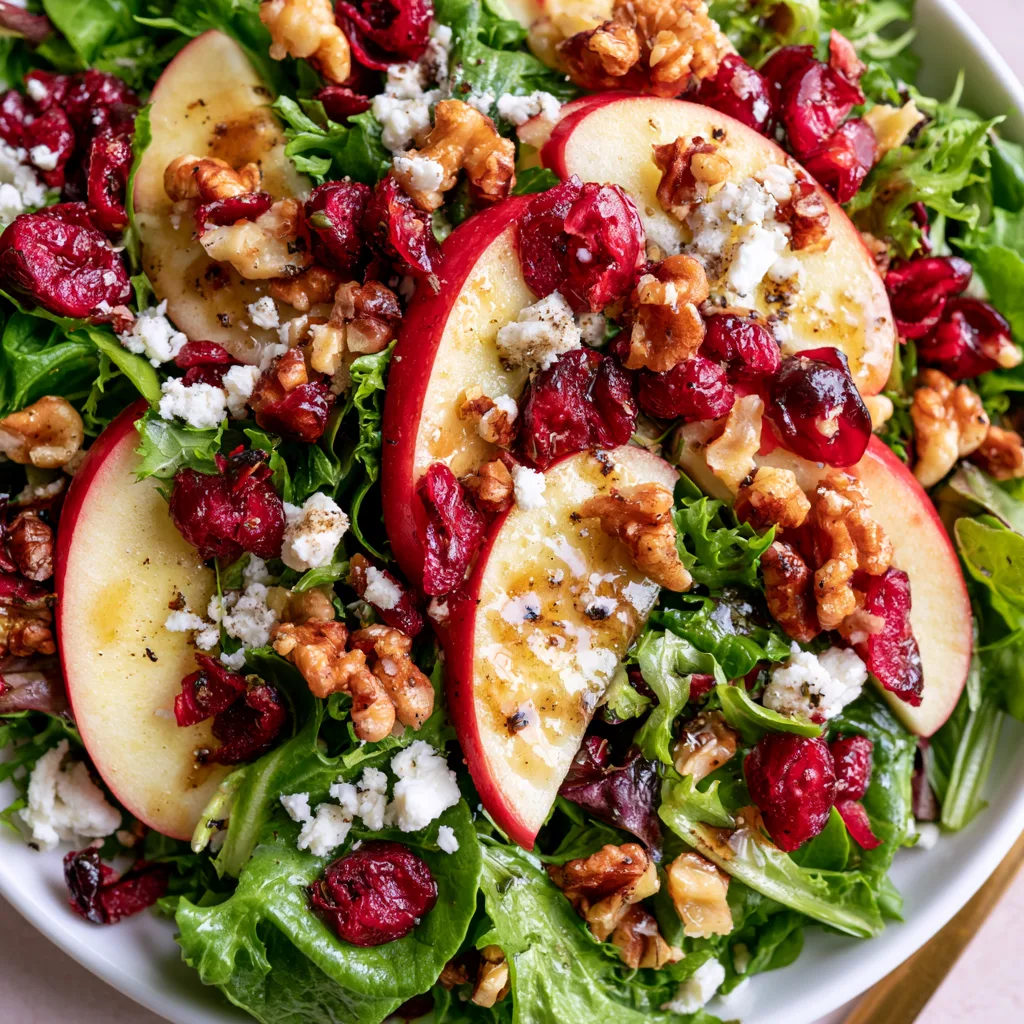 Easy Apple Cranberry Salad | Walder Wellness, RD