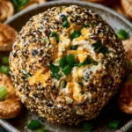 Everything Bagel Cheese Ball: Unleash Flavor Fun! 3 Everything bagel cheese ball