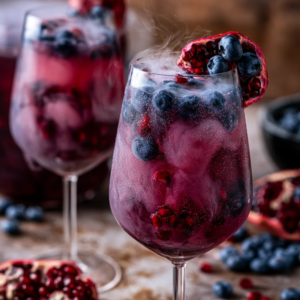 Fizzy Purple Potion Halloween Punch