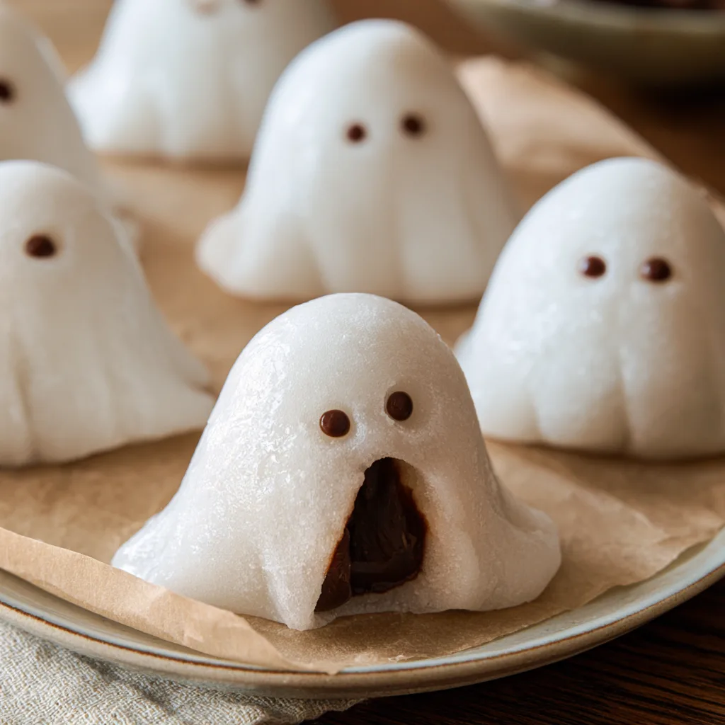 Ghost Filled MOCHI👻😋: Discover This Spooky Treat! 2 Ghost Filled MOCHI👻😋
