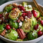 Holiday Cranberry Brussels Sprouts Salad