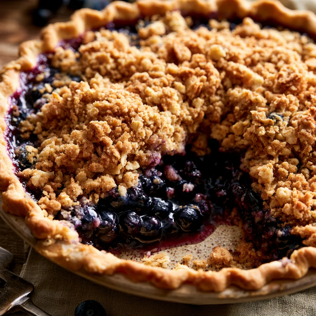 Homemade Blueberry Crumble Pie Recipe That Everyone Loves! 2 Homemade Blueberry Crumble Pie Recipe
